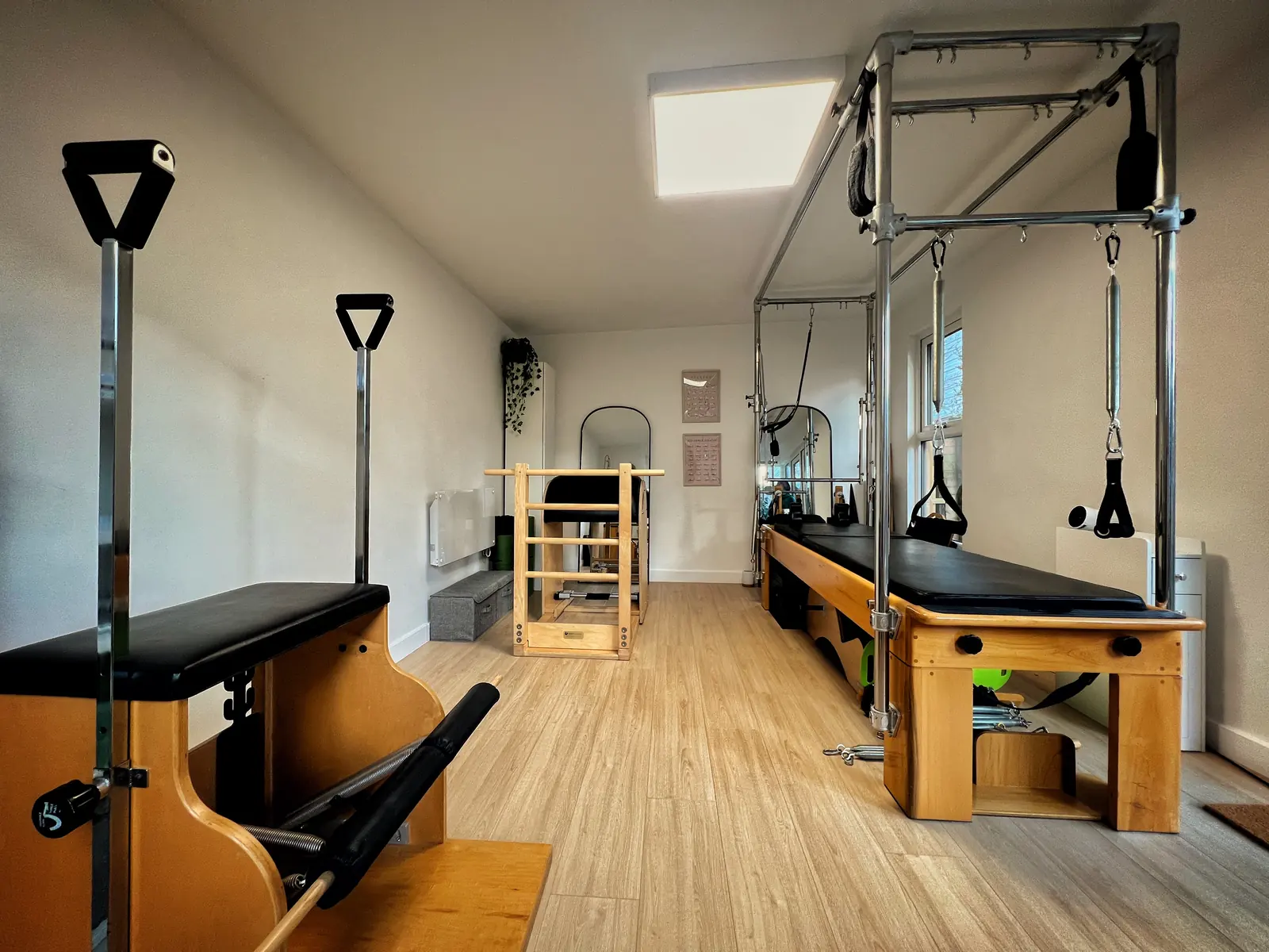 Inside The Willow Studio, Ealing: Wunda Chair, Reformer, Ladder Barrel and Cadillac