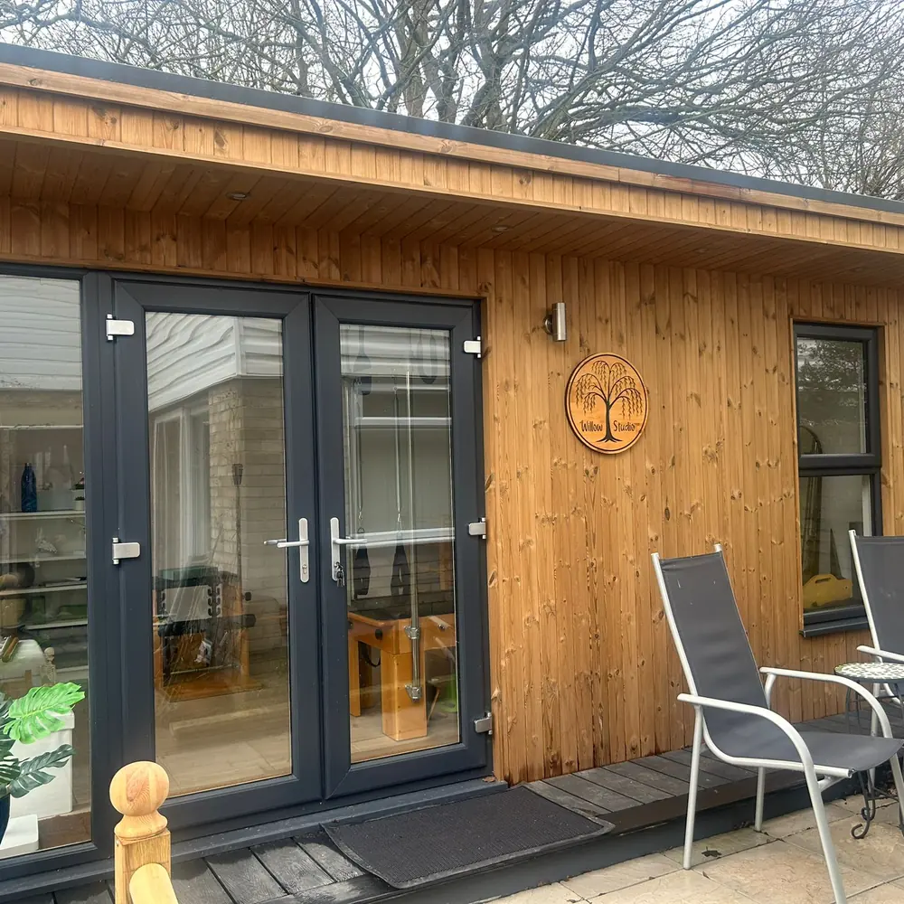 The Willow Studio, purpose-built Pilates garden studio in Ealing, West London